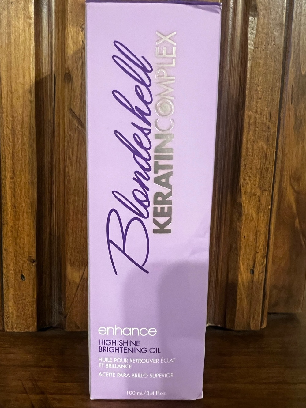 Keratin complex Shine Brightening Oil Blondeshell 3.4 oz Brightens dull hair